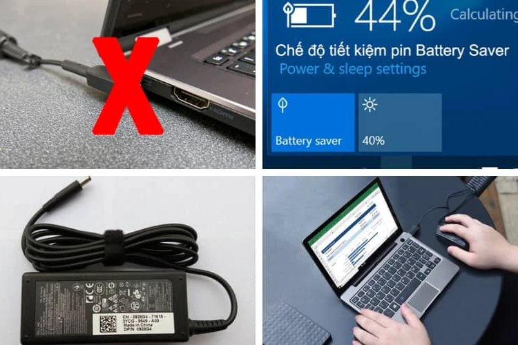 Dùng bộ sạc chính hãng