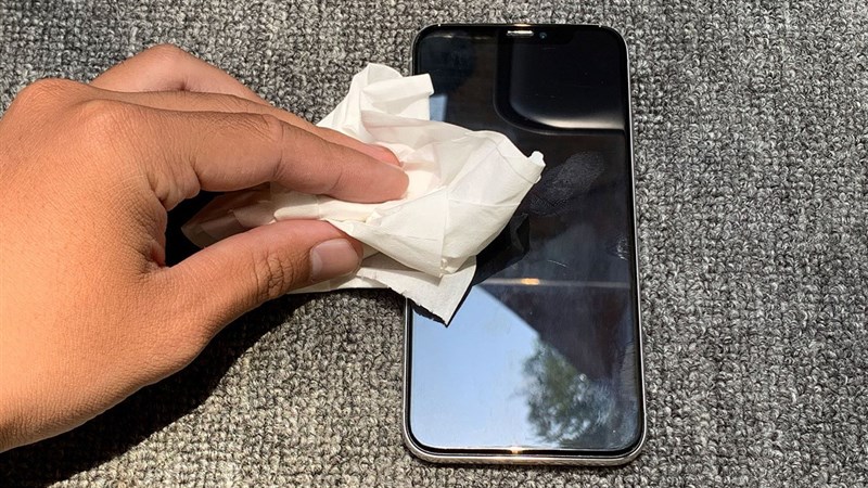Lau màn hình bằng vải không xơ