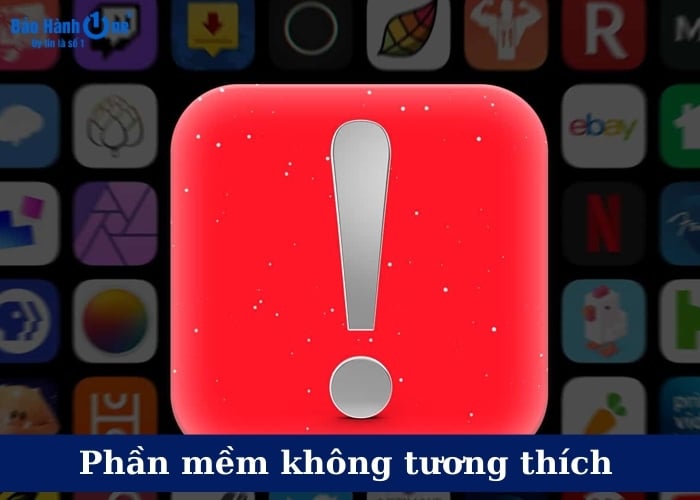 Phần mềm không tương tích khiến cảm biến tiệm cận