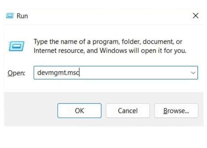Mở hộp thoại Run và nhập theo hướng dẫn