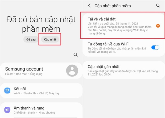 Cập nhật giúp khắc phục lỗi xoay màn hình