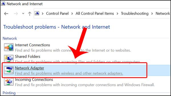 laptop tự ngắt wifi