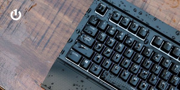 Vô tình đổ nước lên máy tính