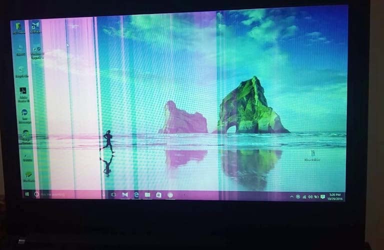 Màn hình máy tính HP Envy x360 bị sọc dọc, sọc ngang