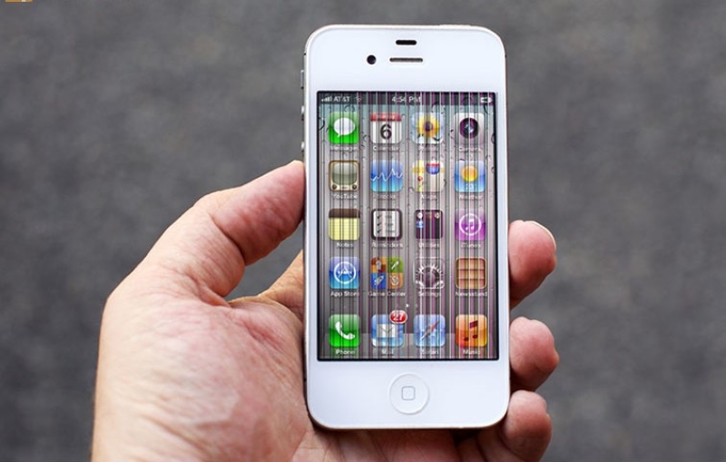 Màn Hình iPhone 4S bị sọc màn hình