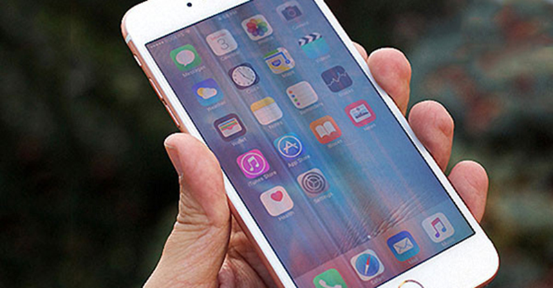 Màn hình iPhone bị mất màu
