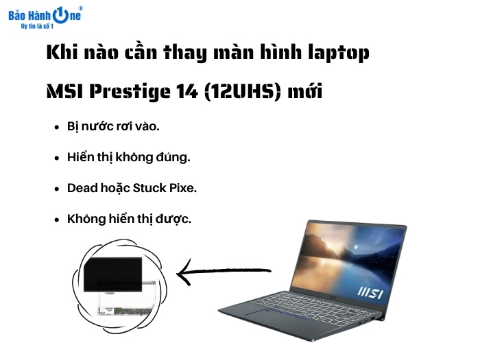 Thay Màn Hình Laptop MSI Prestige 14 (12UHS)
