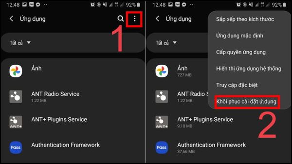 màn hình note 9 ám màn