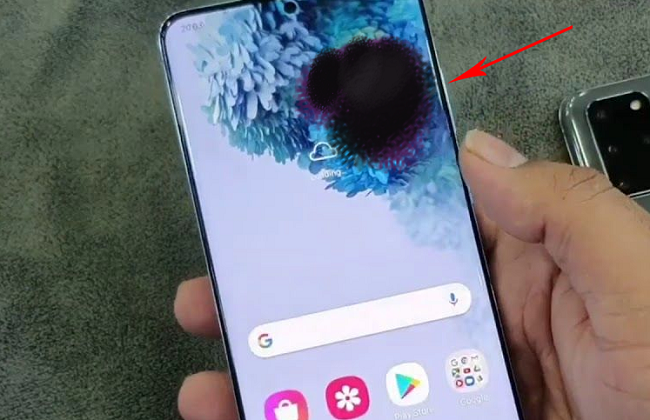 Màn hình Samsung bị chảy mực