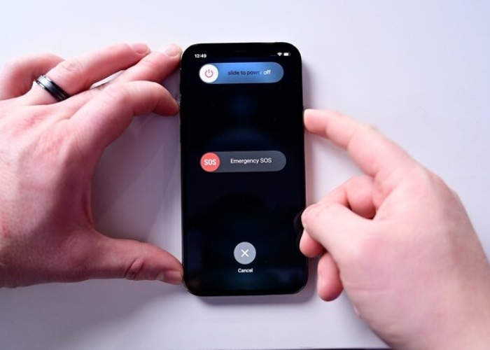 Vuốt sang phải để tắt nguồn điện thoại