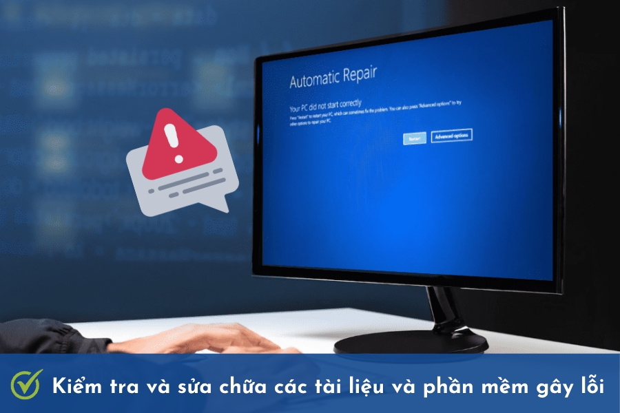 Kiểm tra và sửa chữa các tài liệu và phần