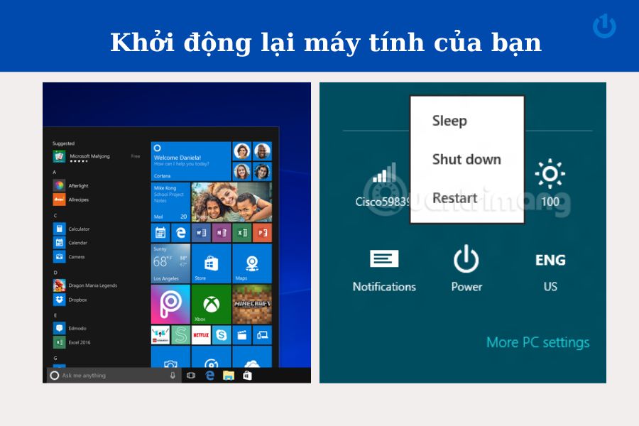 Nếu xuất hiện lỗi BOOTMGR is missing, bạn hãy ngay