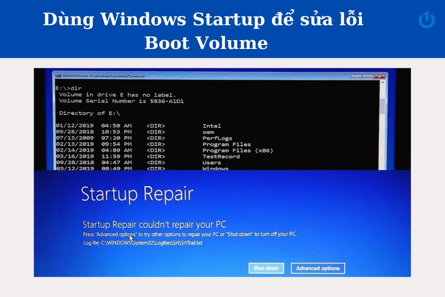 Bước 1: Để sửa lỗi BOOTMGR is missing, bạn vui
