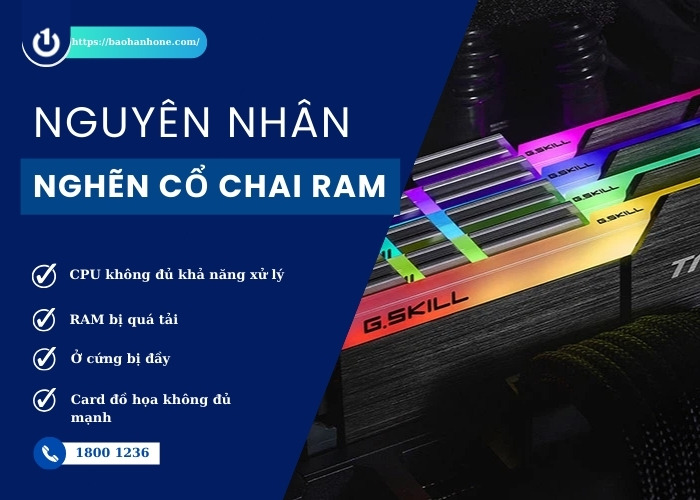 Một số nguyên nhân dẫn đến chai RAM trên máy