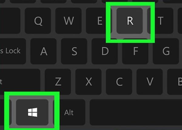 Đầu tiên, nhấp tổ hợp phím Window + R