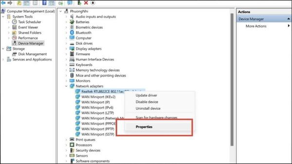 laptop tự ngắt wifi