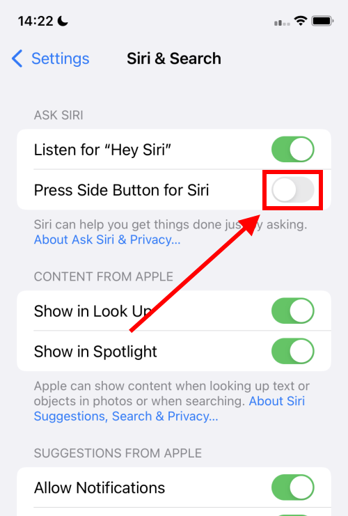 Bật Siri thông qua nút kích hoạt
