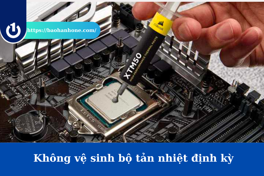 Máy không vệ sinh bộ tản nhiệt định kỳ sẽ
