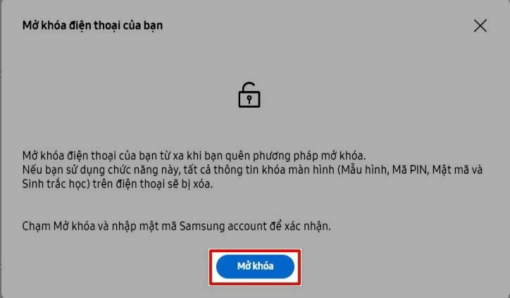 Những cách phá/mở mật khẩu điện thoại Samsung khi quên