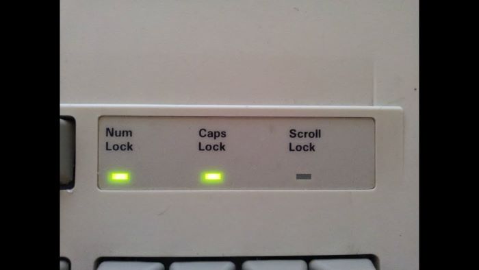 numlock caplock chớp nháy liên tục