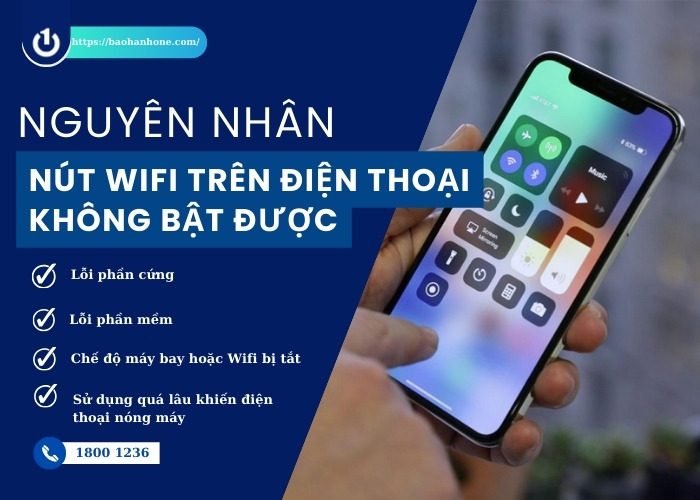 Một số nguyên nhân làm Wifi không bật được