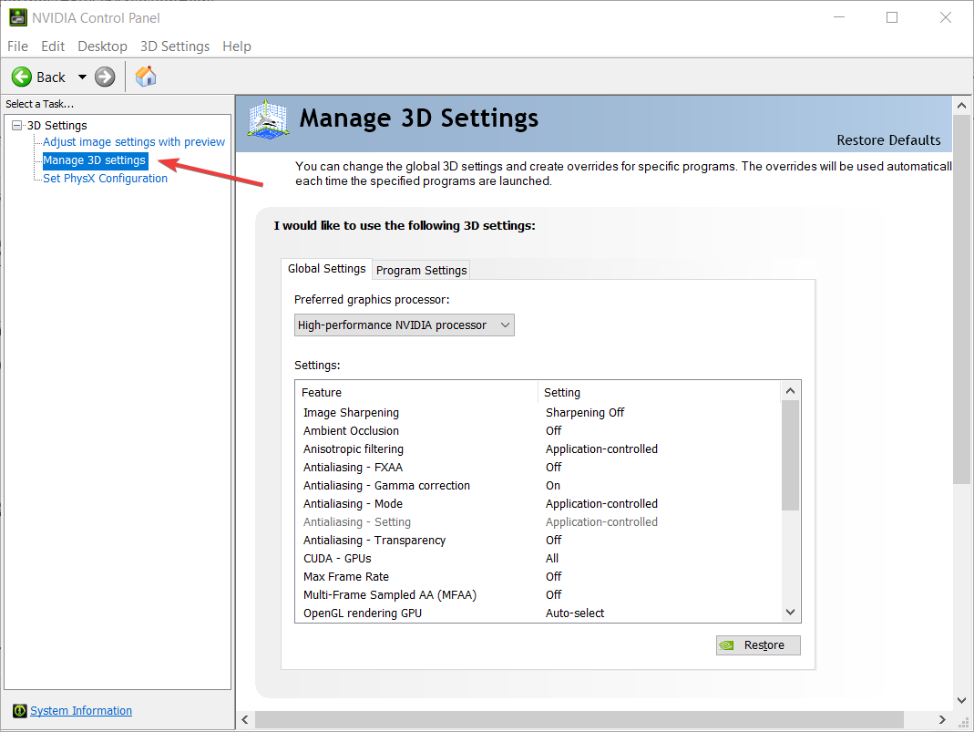 Hướng dẫn sử dụng Nvidia Control Panel - Tối ưu hiệu năng đồ họa chuẩn