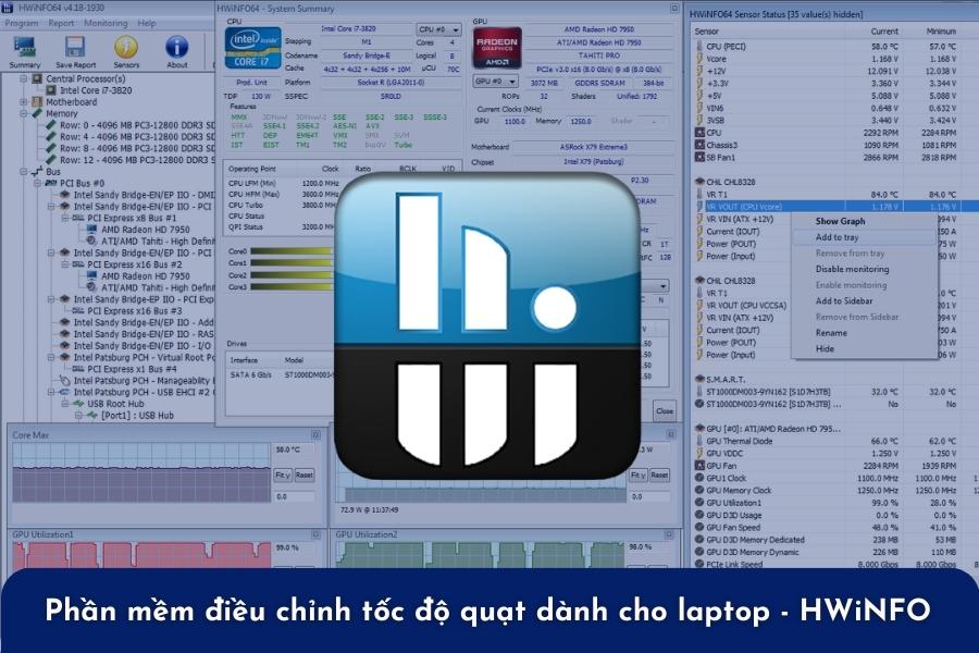 Phần mềm điều chỉnh tốc độ quạt dành cho laptop