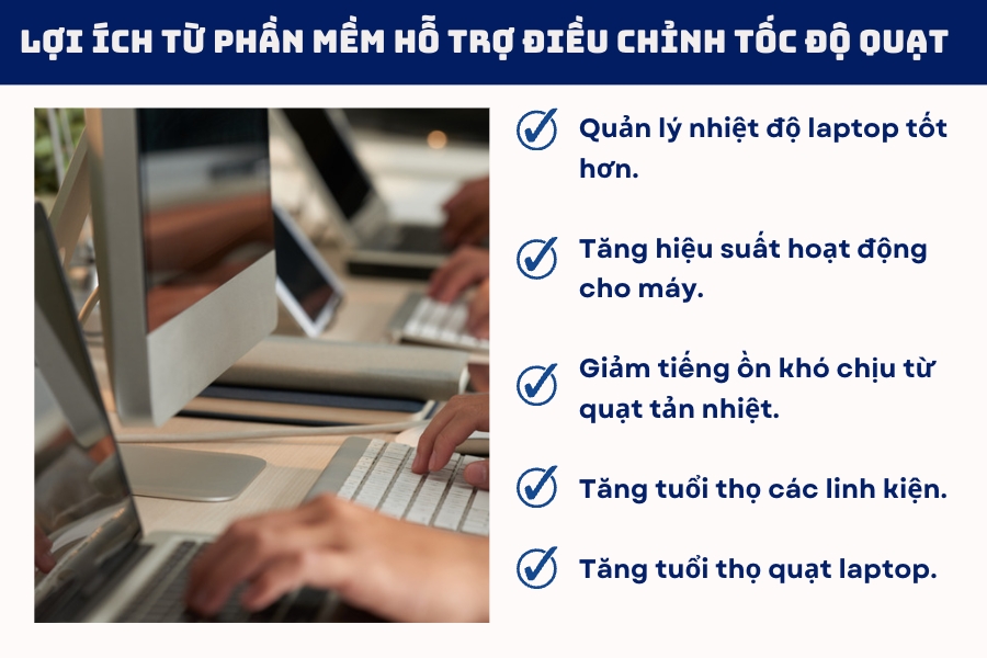 Những lợi ích phần mềm hỗ trợ điều chỉnh tốc