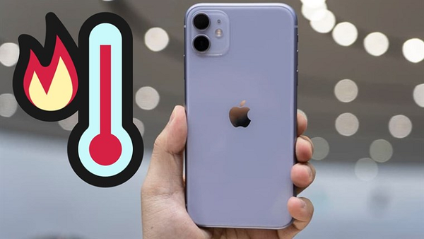 iphone 11 bị nóng máy và nhanh hết pin