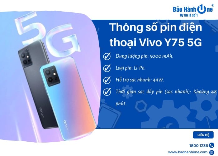 Thay Pin Vivo Y75 5G
