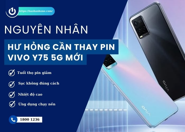 Thay Pin Vivo Y75 5G