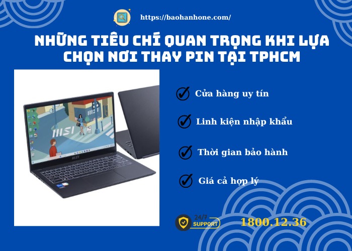 Thay Pin Laptop MSI Modern 15 (12UHS)