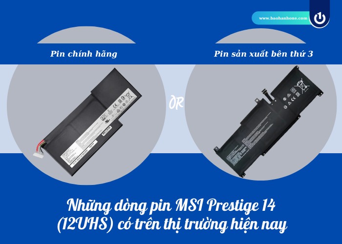 Thay Pin Laptop MSI Prestige 14 (12UHS)