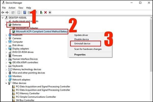 pin laptop sạc lâu đầy