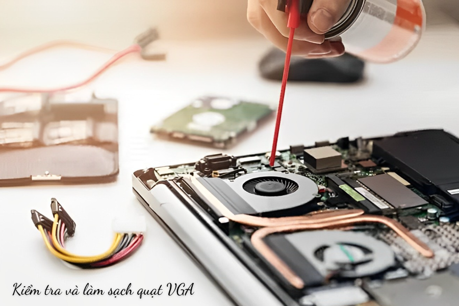 Kiểm tra và làm sạch quạt VGA