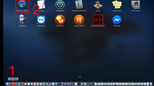 Truy cập QuickTime Player