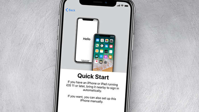 Sử dụng tính năng Quick Start để chuyển dữ liệu iPhone
