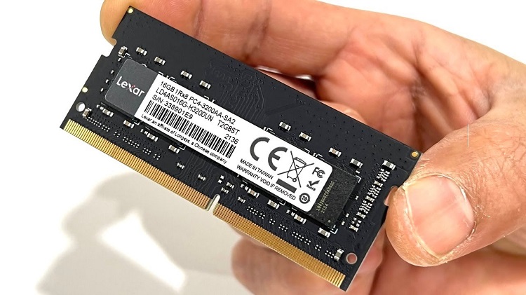 Sản phẩm RAM Lexar dễ lắp đặt