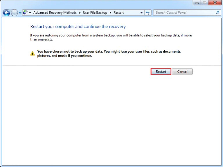 Reset máy tính Win 7 bằng đĩa cài đặt Window