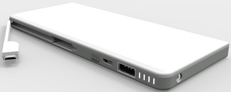 Sạc dự phòng 10000mAh có thiết kế đẹp mắt