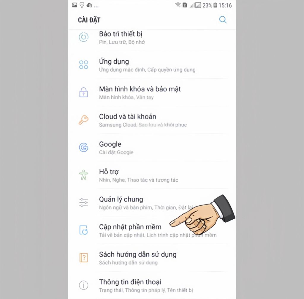 Samsung J7 bị sập nguồn