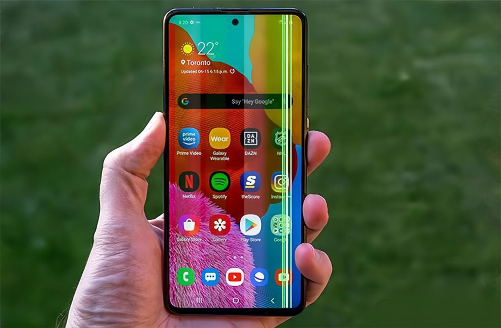 Samsung S24 bị sọc màn hình