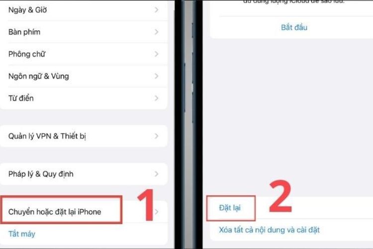 Khôi phục cài đặt gốc