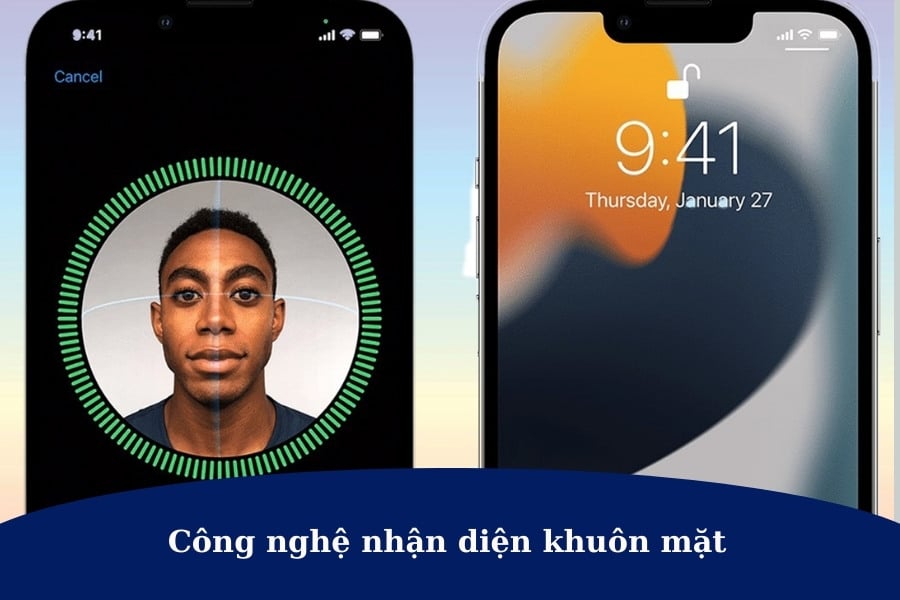 Face ID hỗ trợ nhận diện khuôn mặt