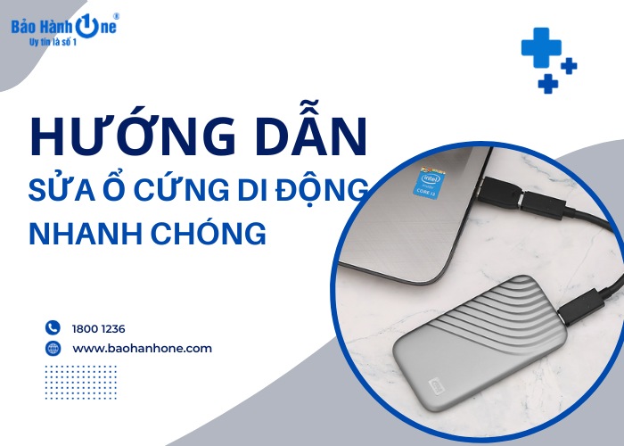 Cách sửa ổ cứng di động khi mất kết nối
