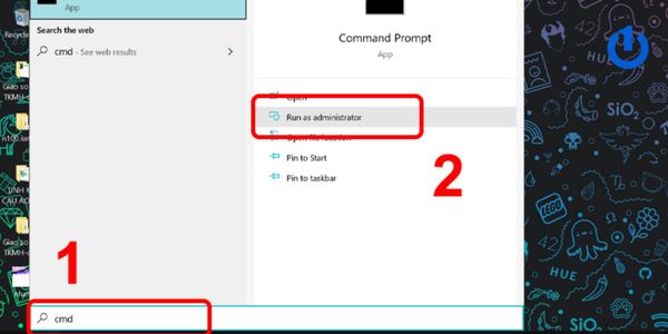 Vào Command Prompt