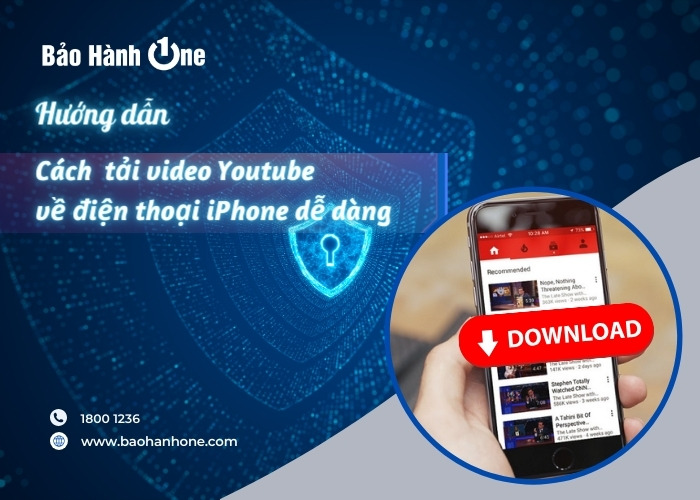 Những cách tải video Yotube về điện thoại iPhone đơn