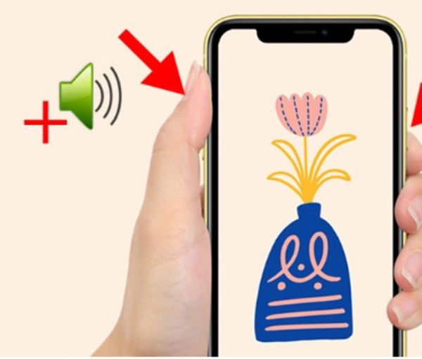Bấm phím tăng âm lượng iPhone sau khi cắm tai nghe