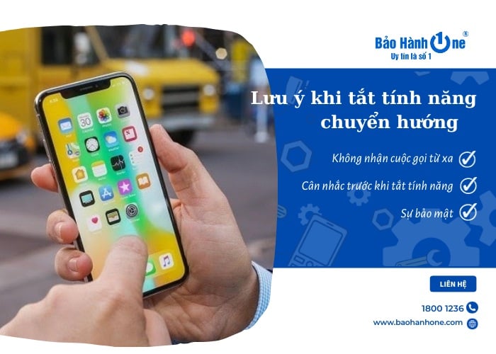 Một số điều cần lưu ý khi tắt chuyển hướng