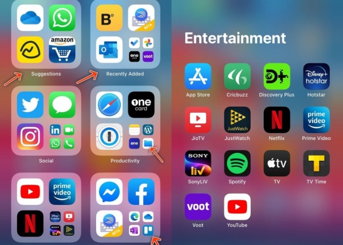 Hiển thị các ứng dụng đã được sao lưu